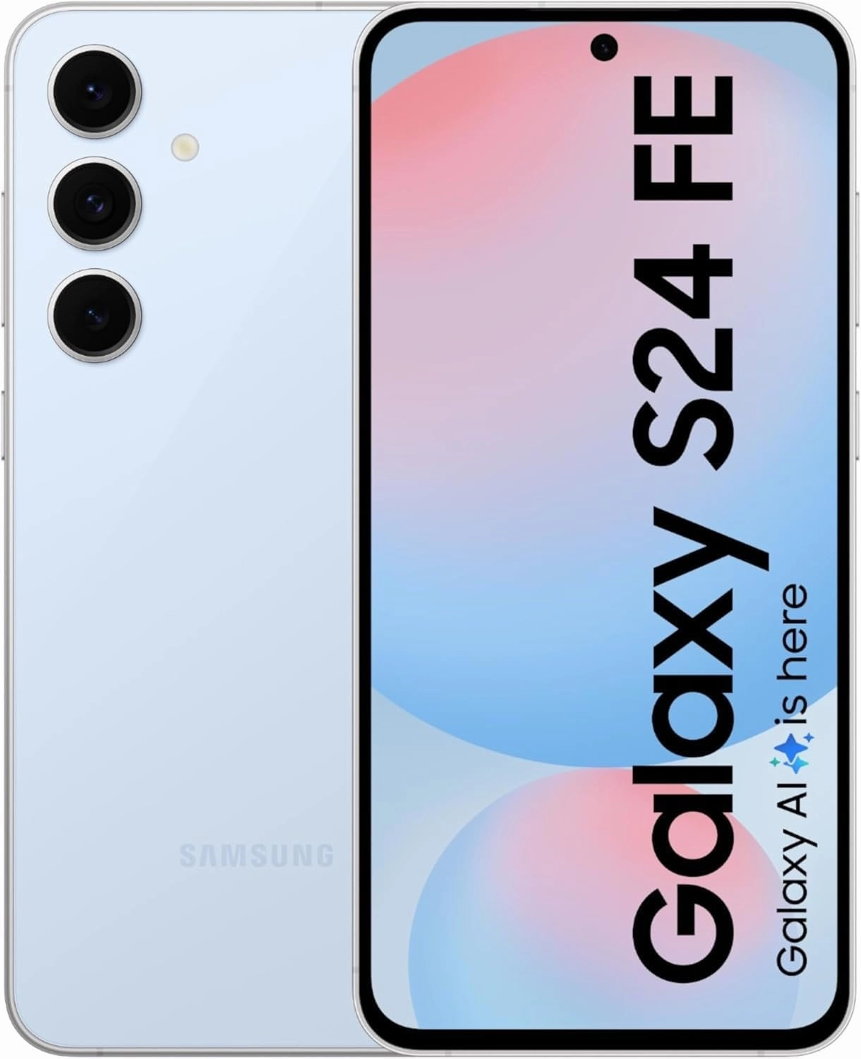 Samsung Galaxy Ai S24 Fe (256GB   8GB) SM-721 Dual Sim Latino Version 6.7" (Tmobile Mint Tello & Global) 50MP Cam (Blue SM-S721BLBKTPA)