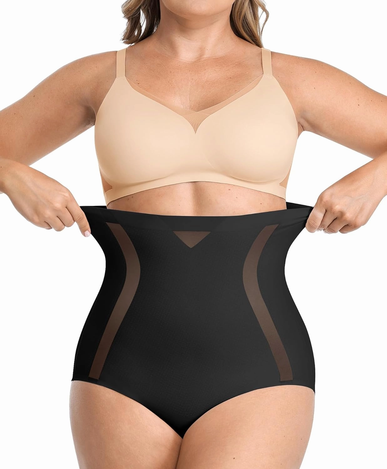 SHAPELLX Shapewear Tummy Control Body Shaper for Women High Waisted Shapewear Underwear Panty Waist Slimming Briefs