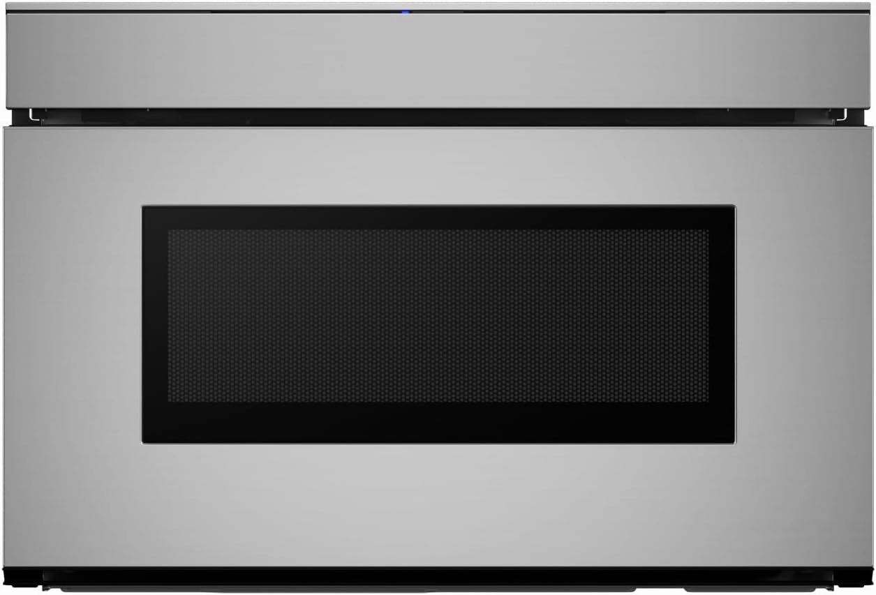 SHARP SMD2479JS Smart Microwave Drawer Oven with Easy Wave Open, 24-inch, 1.2 Cubic Feet, 950 Watt, Concealed Glass Touch Control Panel, Compatible with Alexa Certified, Stainless Steel