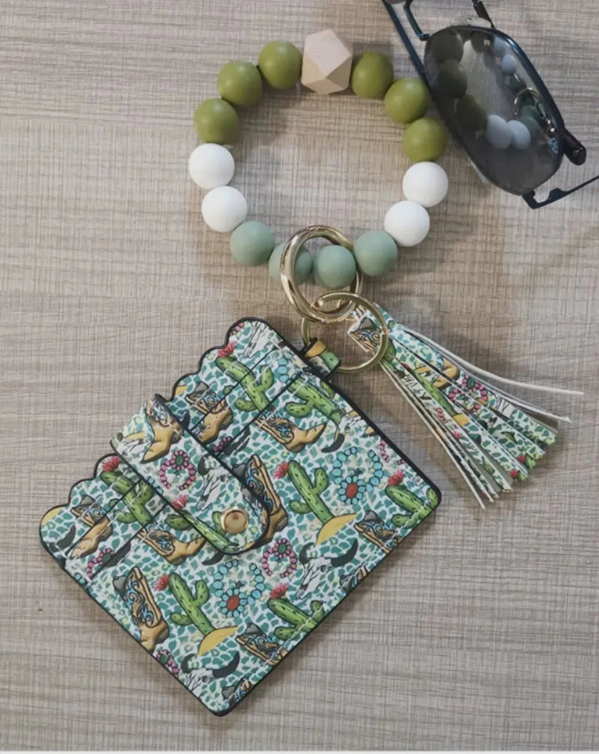 Silicone Beaded Bracelet Card Holder Desheng Enterprise