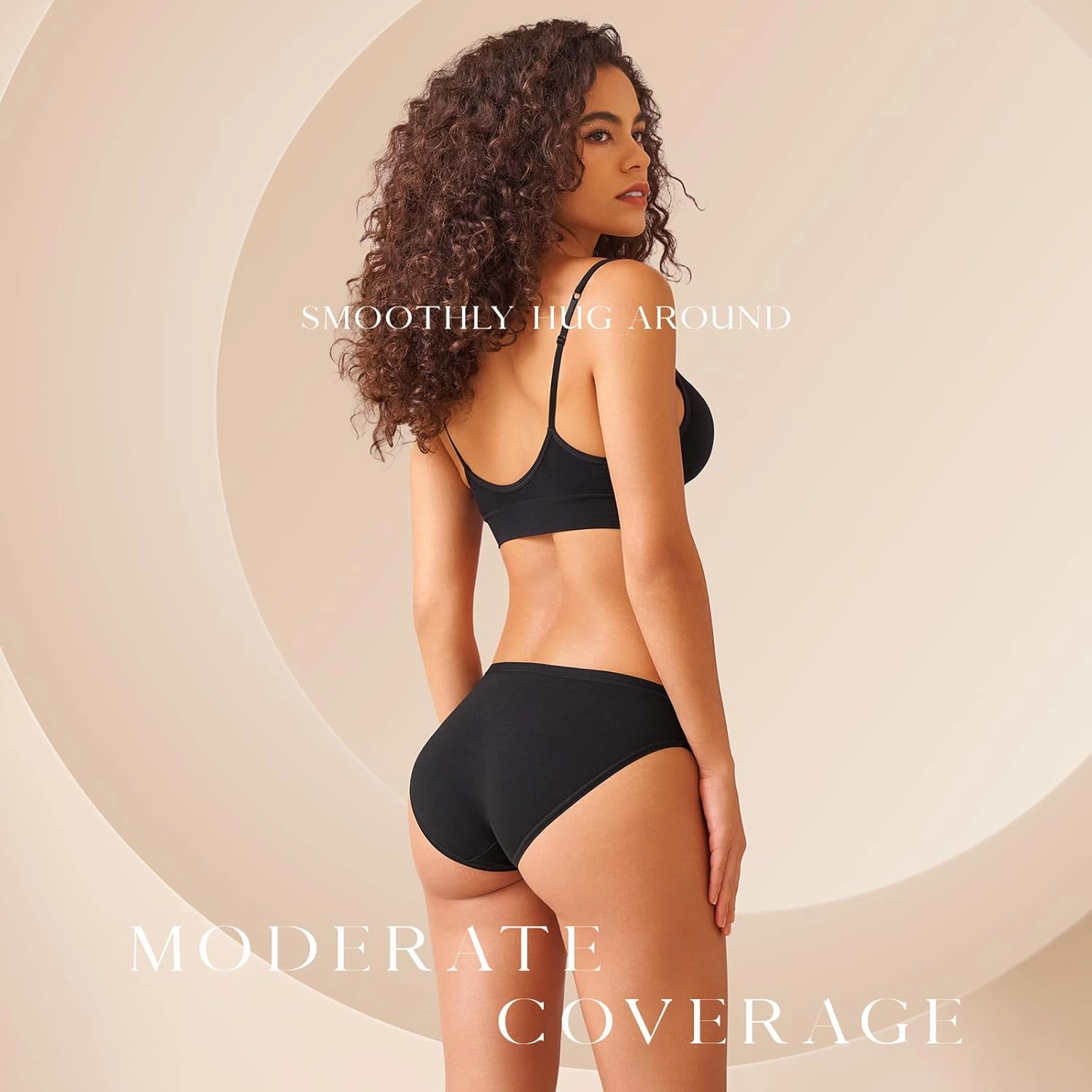 SIMIYA 7/10 Pack Cotton Underwear for Women Stretch Hipster Underwear Panties Breathable Soft Bikini Underwear