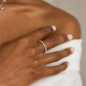 Simple Ball Stack Ring