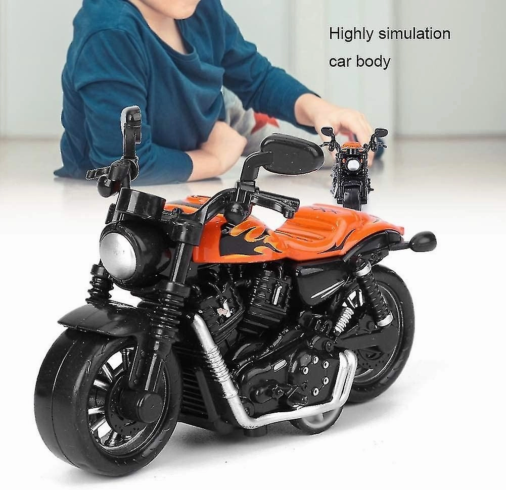Simulation Motorbike Model - Pull-Back Vehicle Toy for Child, Intellectual Toy