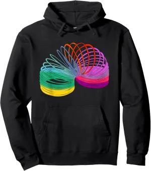 Slinky Retro 90s Toy Fashion Outfit Costume Attire 90s Pullover Hoodie
