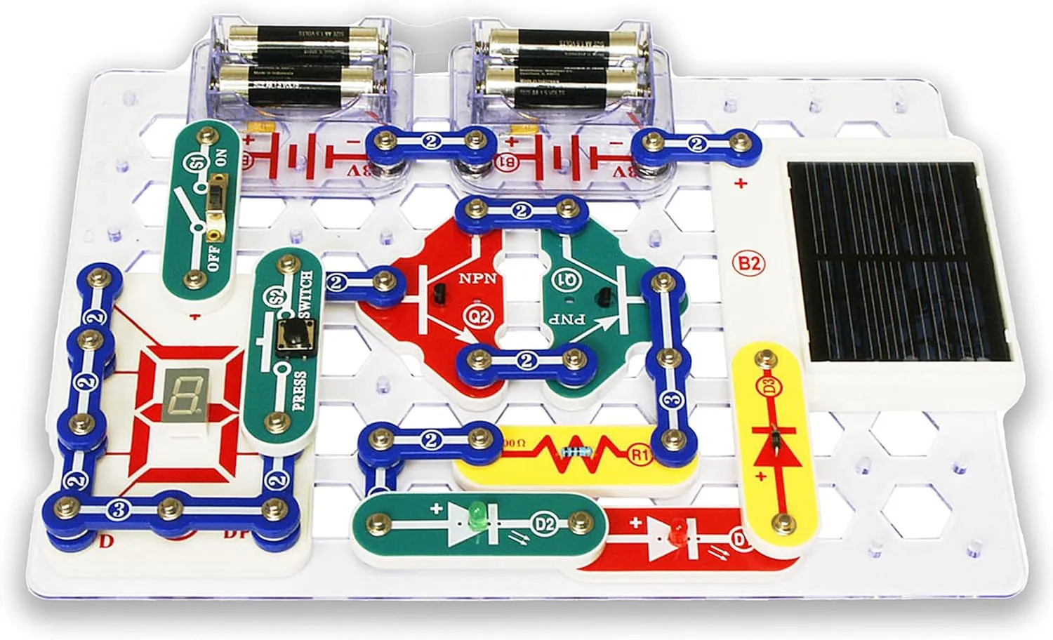 Snap Circuits Extreme SC-750R Electronics Exploration Kit   Student Training Program with Student Study Guide | Perfect for STEM Curriculum