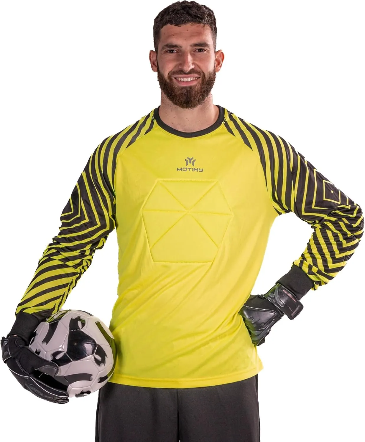 Soccer Goalie Jersey - Pro Series - Chest & Elbow Padded - Quick-Dry Fabric - Ergonomic Fit - Enhanced Durability