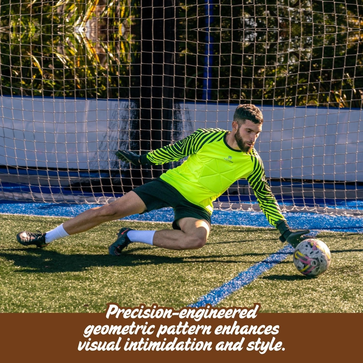 Soccer Goalie Jersey - Pro Series - Chest & Elbow Padded - Quick-Dry Fabric - Ergonomic Fit - Enhanced Durability