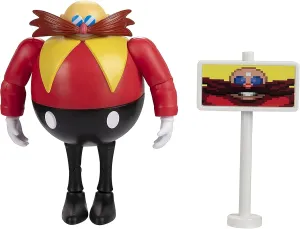Sonic The Hedgehog 4-Inch Action Figure Classic Eggman with Goal Plate Collectible Toy