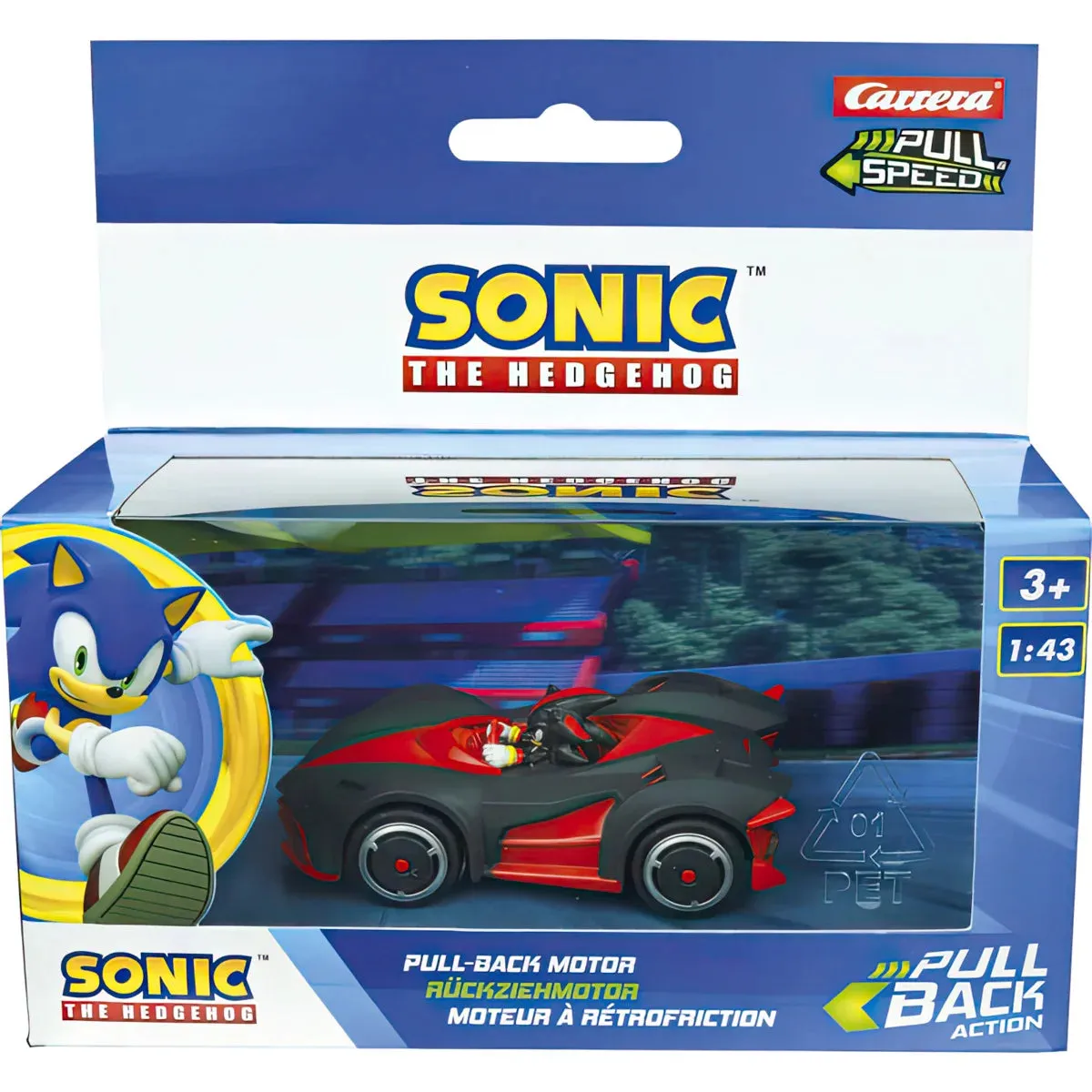 SONIC the Hedgehog Pull Speed Car - Assortment