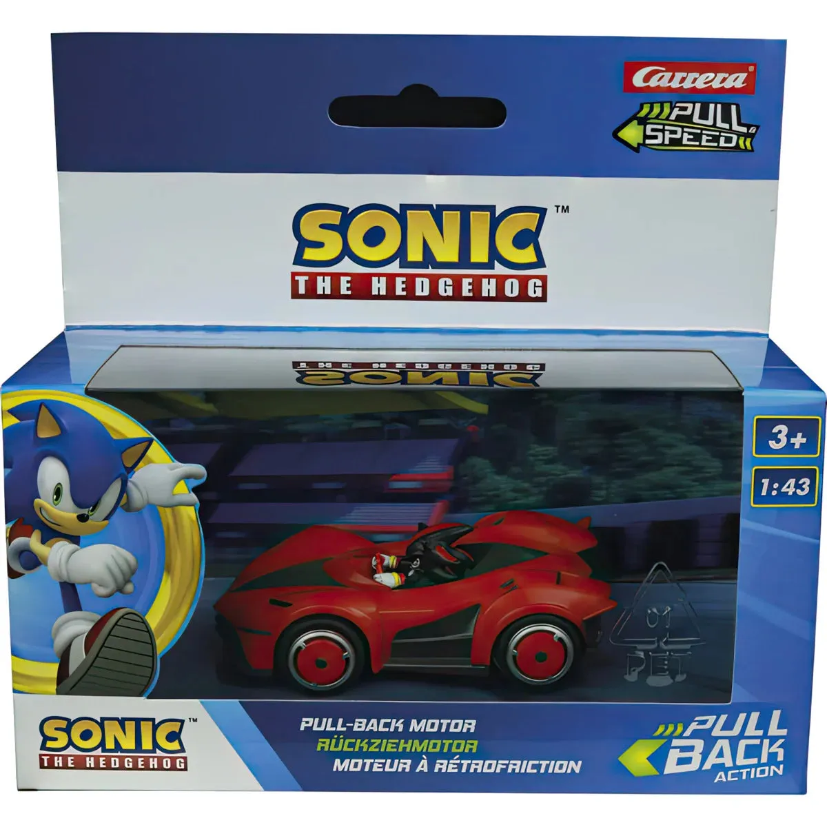 SONIC the Hedgehog Pull Speed Car - Assortment