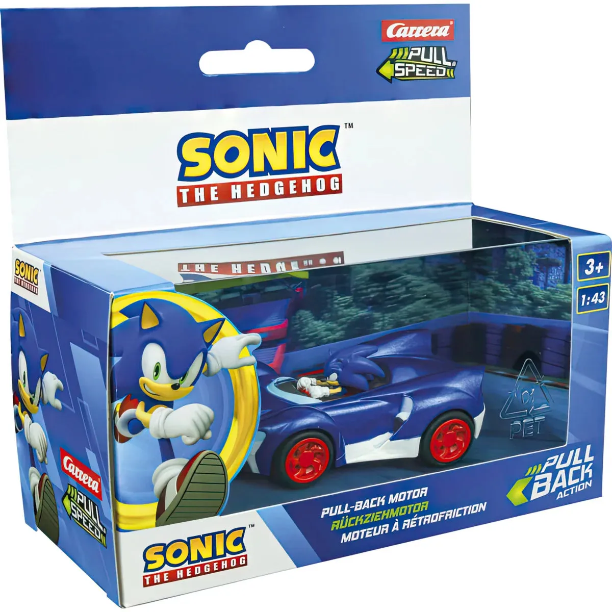 SONIC the Hedgehog Pull Speed Car - Assortment