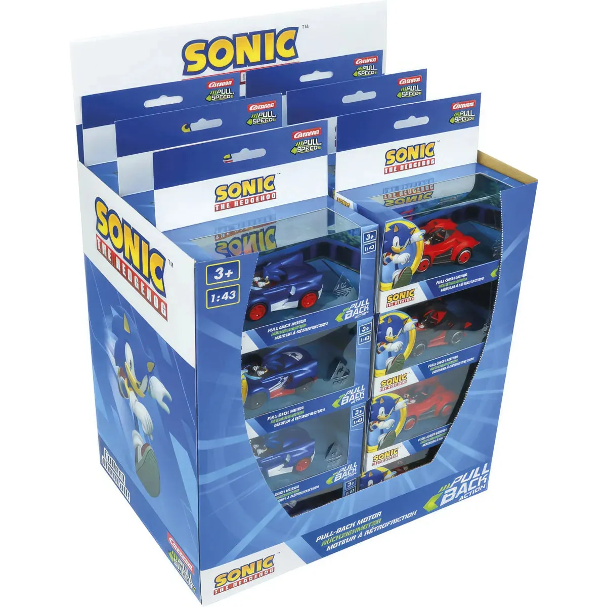 SONIC the Hedgehog Pull Speed Car - Assortment