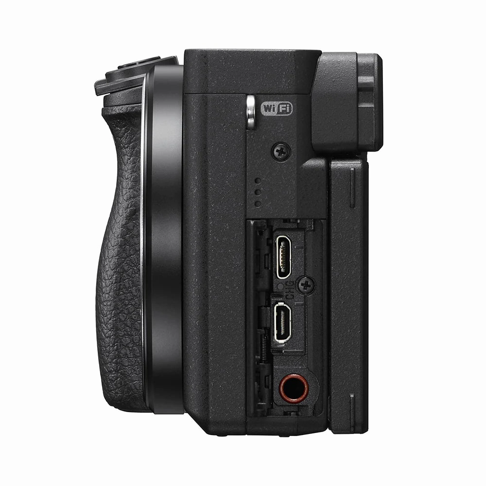 Sony Alpha 6400 E-Mount Camera With APS-C Sensor (ILCE-6400L) 24.2 MP Mirrorless Camera With A 16-50mm Power Zoom Lens