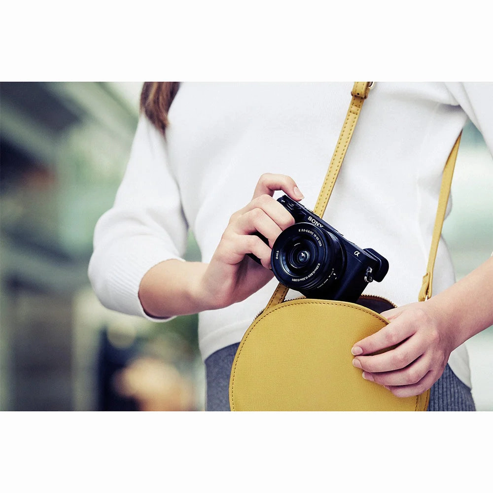 Sony Alpha 6400 E-Mount Camera With APS-C Sensor (ILCE-6400L) 24.2 MP Mirrorless Camera With A 16-50mm Power Zoom Lens
