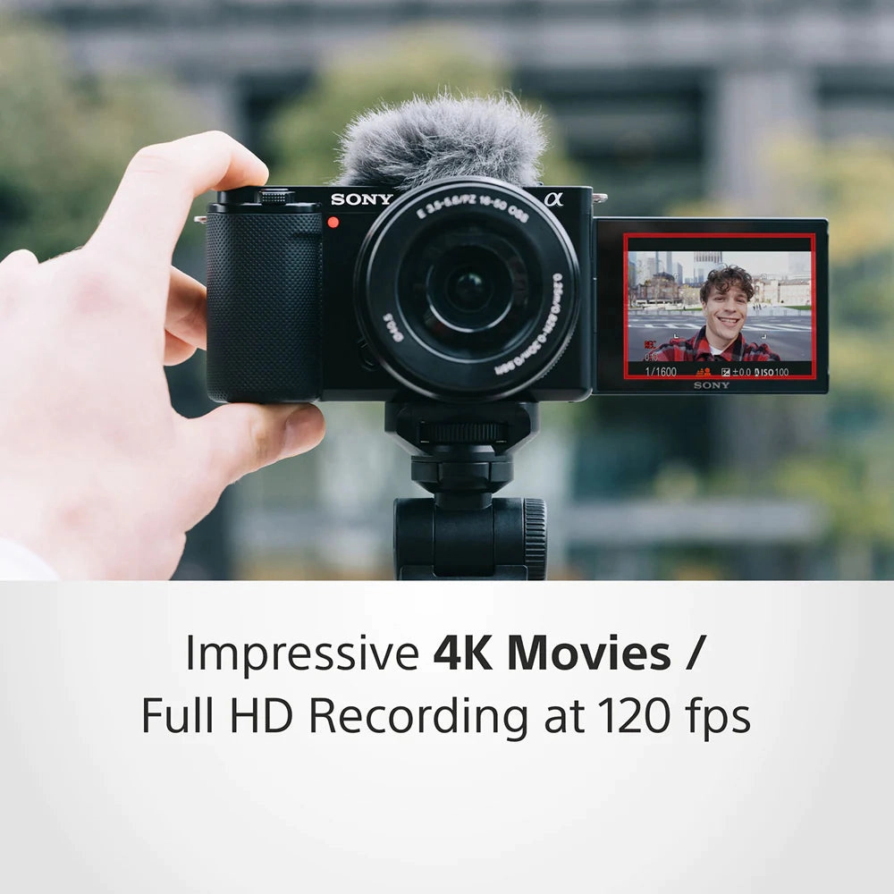 Sony Camera ZV-E10L E-Mount APS-C Camera | 24.2 MP Vlog Mirrorless Camera With 16 - 50 Mm Lens