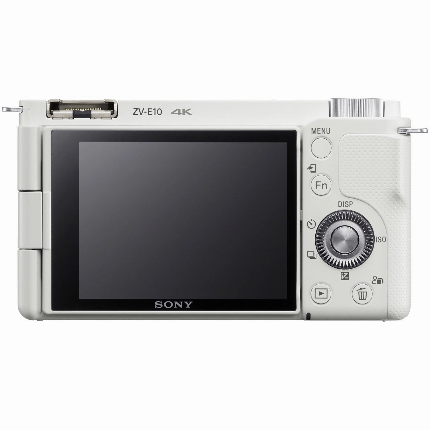 Sony  ZV-E10 Mirrorless APS-C Camera Body White   ACCVC2 Vlogger Tripod & Mic Kit