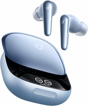 Soundcore Liberty 4 Pro by Anker,Noise Cancelling Wireless Earbuds,7-Sensor and Real-Time Adaptive Noise Cancelling, 2×Faster Charging,Studio-Level Hi-Fi Music,Clear Calls with 6 Mics and AI(Renewed)