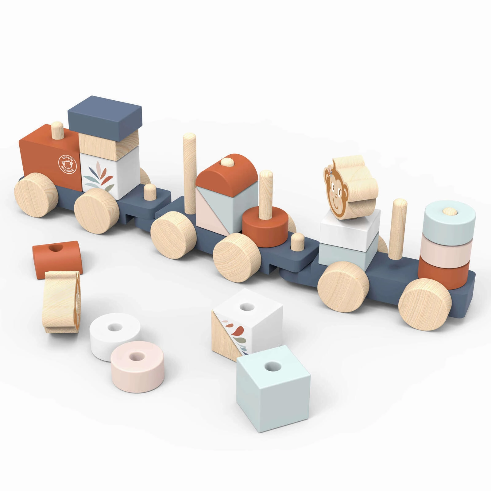 Speedy Monkey Stacking Train