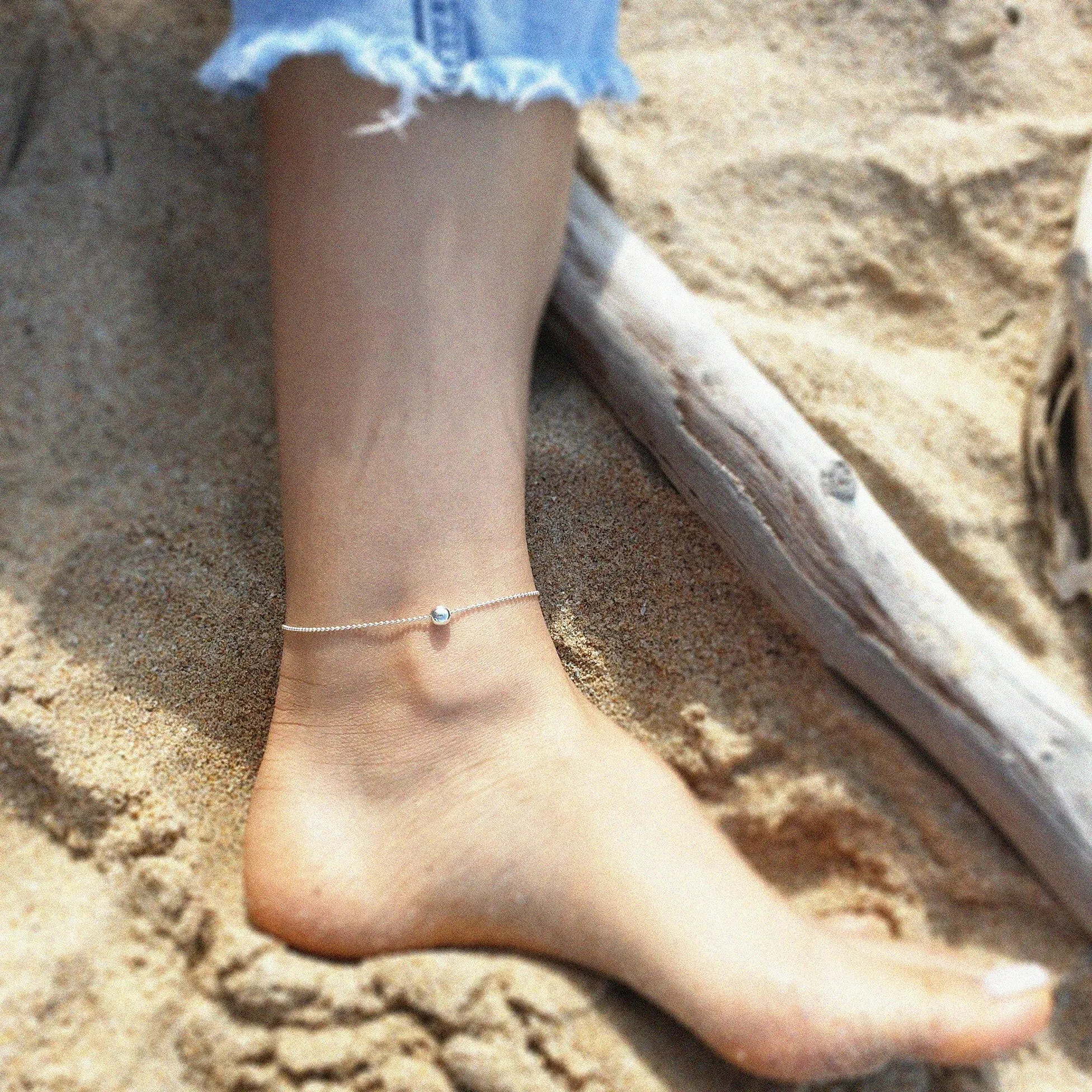 Sphere Chain Anklet