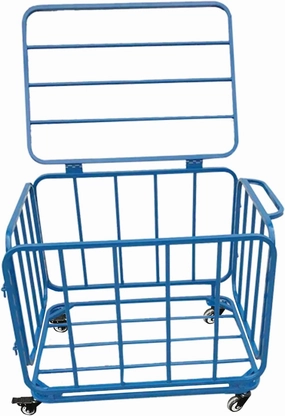 Sports Ball Storage Stand Basketball Cage Storage, Heavy Duty Sports Equipment Organization Cart with Wheels/Lockable Hinge Cover, Indoor Outdoor