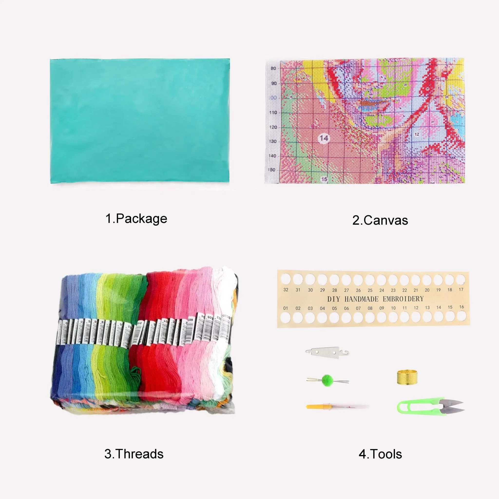 Spring Cleaning Sensor Cleaning Sensor Cross Stitch Kit