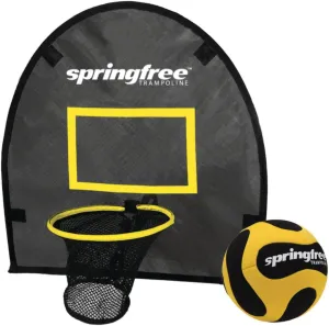 Springfree FlexrHoop Basketball Hoop Attachment for Trampolines with Ball & Pump - Soft Accessory for Outdoor Backyard Recreational Trampoline, Active Play & Jumping Fun for Kids, Adults & Family