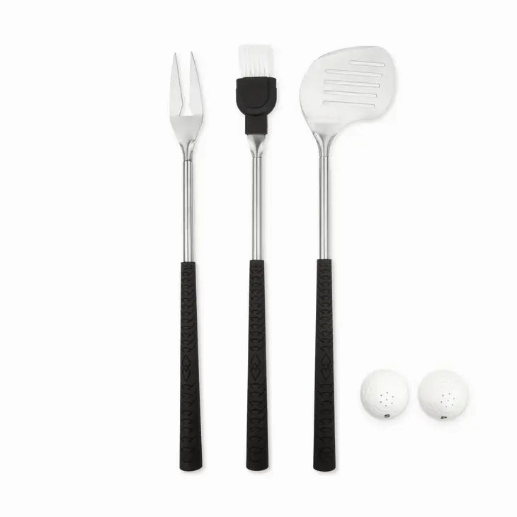 Stainless Steel Golf Club BBQ Tools Grill Set