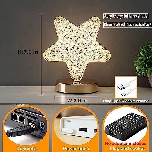 Star Crystal Lamp