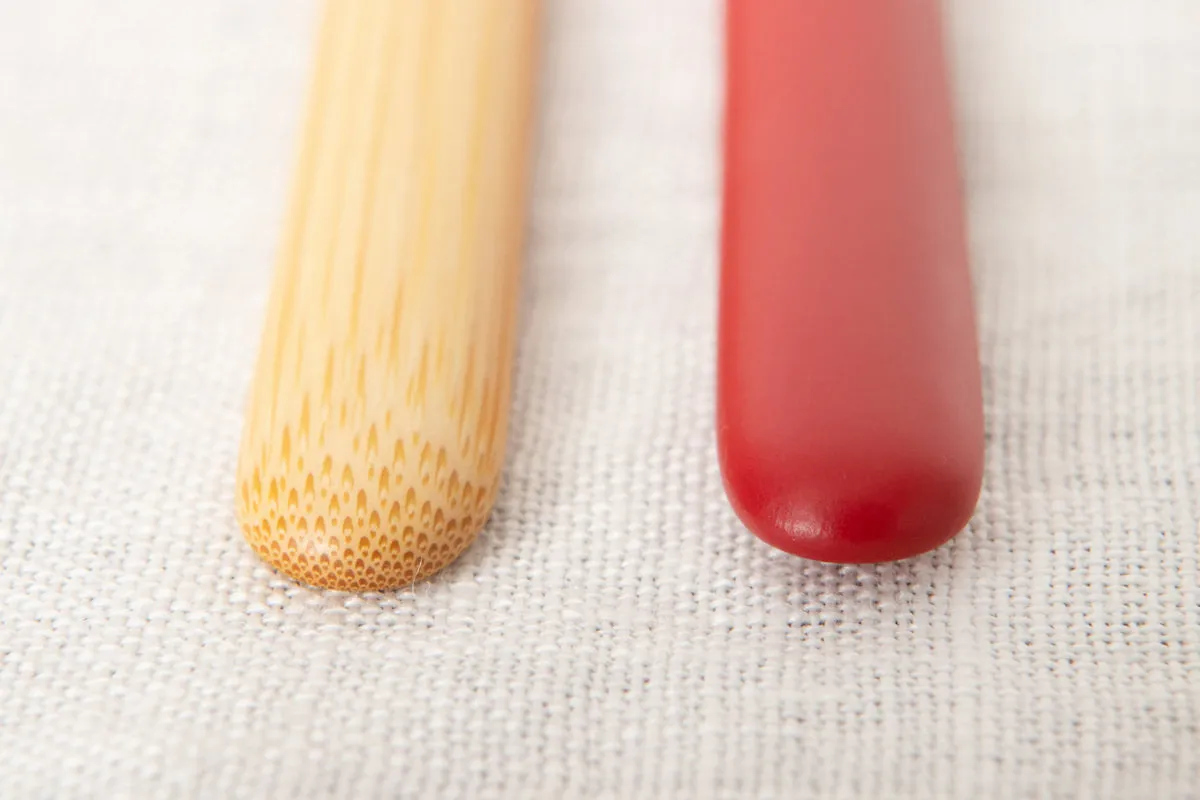 Stir stick [ Natural, Red ] / Mōsō bamboo / Ōita-JPN 211126
