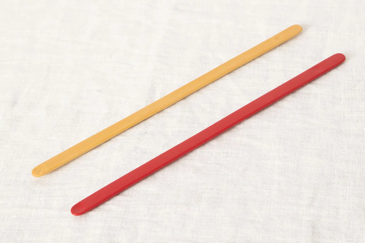 Stir stick [ Natural, Red ] / Mōsō bamboo / Ōita-JPN 211126