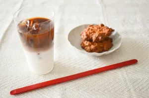 Stir stick [ Natural, Red ] / Mōsō bamboo / Ōita-JPN 211126