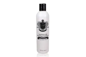 Strawberry Silk Smoothing Conditioner - Luxurious Hair Moisturizer for All Types, Deep Hydration & Shine with Natural Strawberry, Softness Enhancing, Moisture Locking, 8 fl oz