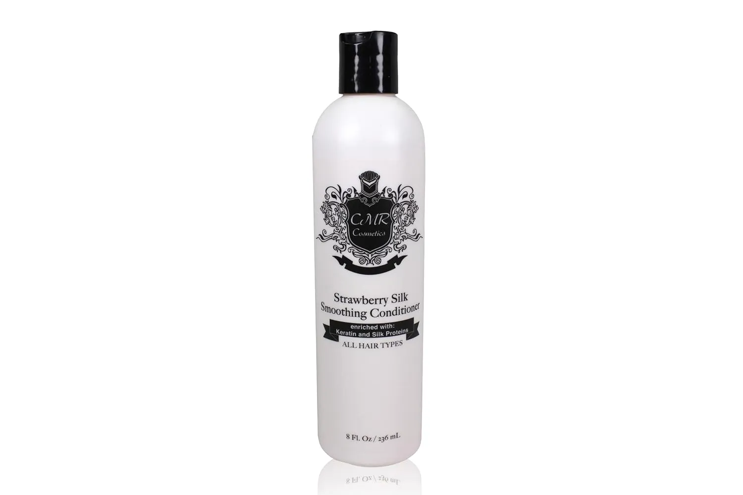 Strawberry Silk Smoothing Conditioner - Luxurious Hair Moisturizer for All Types, Deep Hydration & Shine with Natural Strawberry, Softness Enhancing, Moisture Locking, 8 fl oz