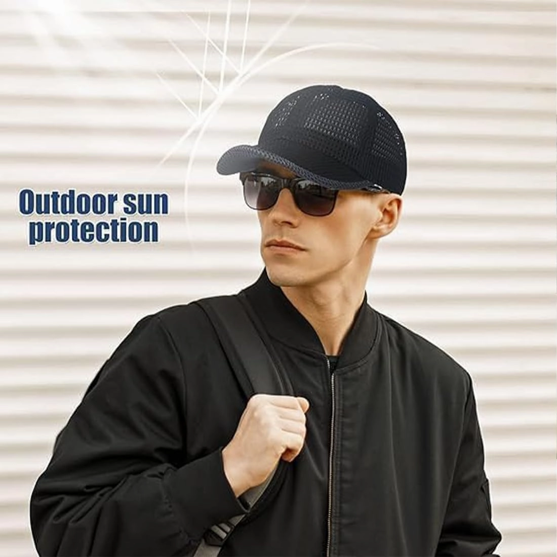 Summer Outdoor Casual Baseball Cap, 2024 New Mesh Hats for Men, Adjustable Quick Dry Cool Summer Caps for Men Women