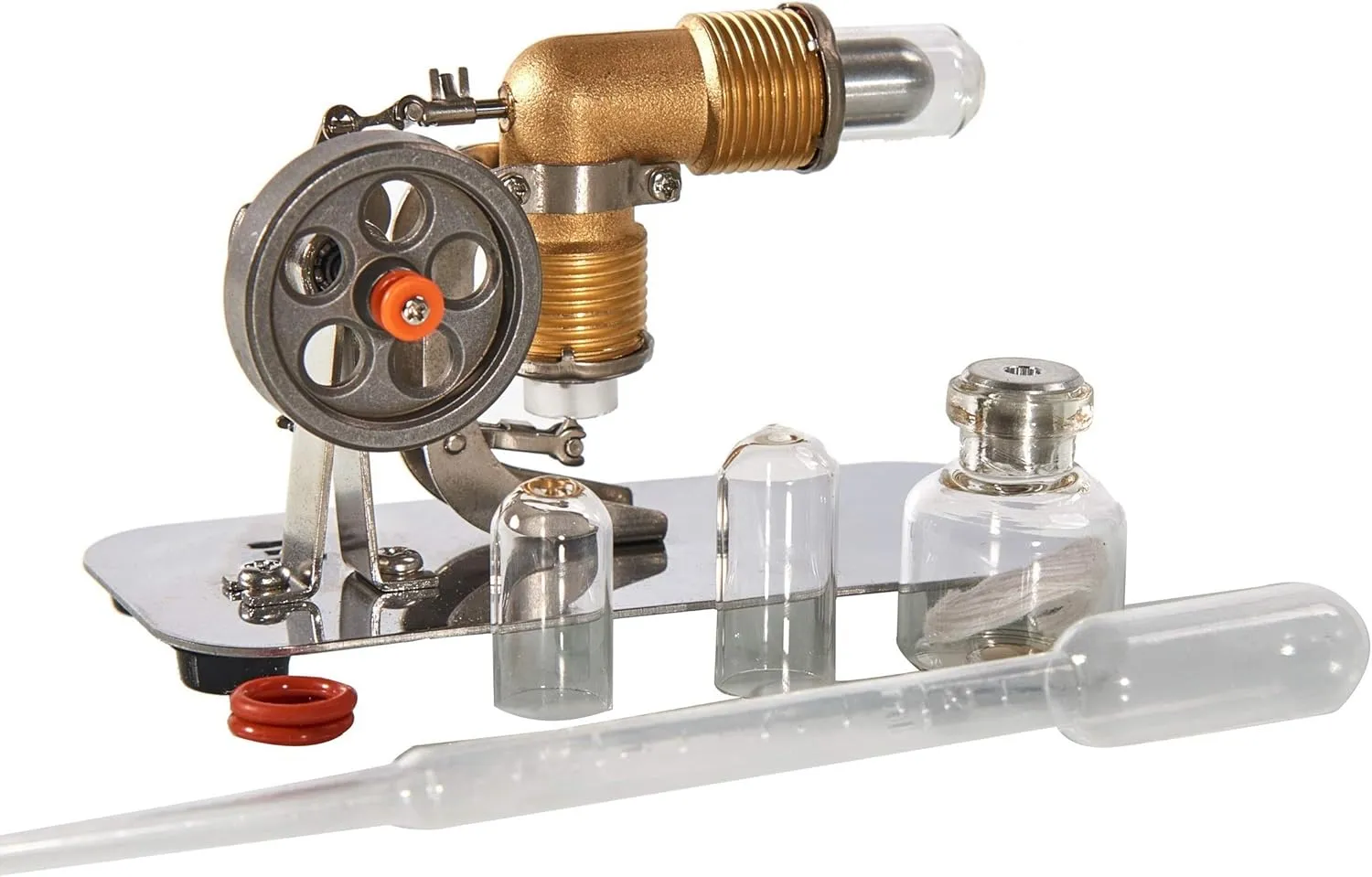 Sunnytech Mini Hot Air Stirling Engine Motor Model Educational Toy Kits Electricity HA001