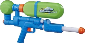Super Soaker Nerf XP100-AP Water Blaster, 42 Fluid Ounce Capacity Tank, Recycled Plastic, Air-Pressurized, Outdoor Water Toys for 7 Year Old Boys and Girls and Up