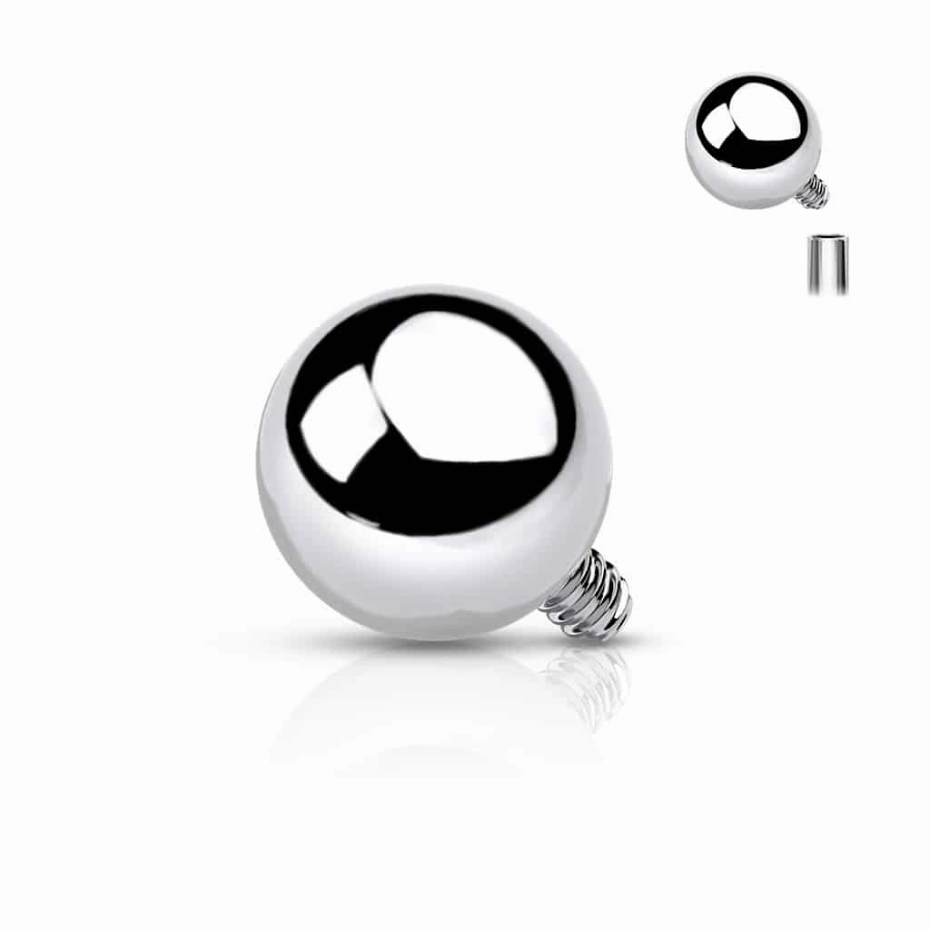 Surgical Steel Ball Microdermal Top