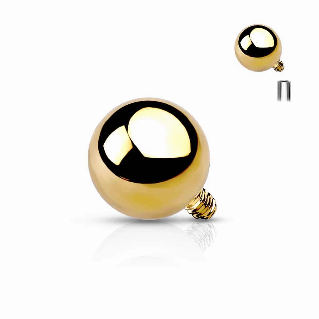 Surgical Steel Ball Microdermal Top