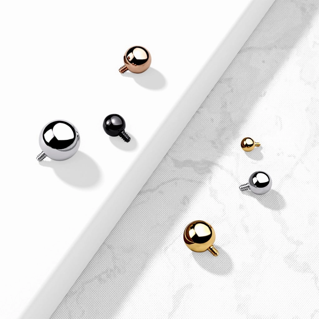 Surgical Steel Ball Microdermal Top