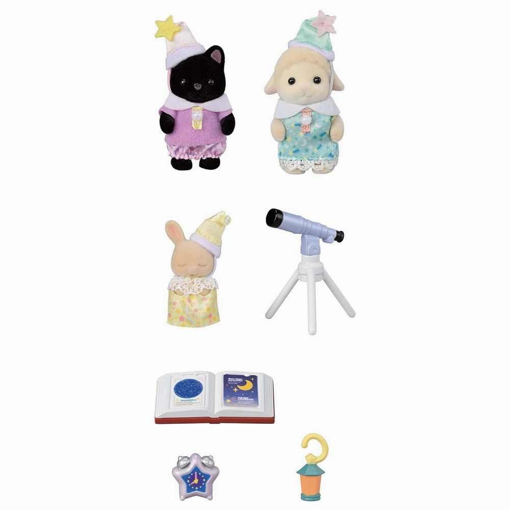 Sylvanian Families - Nursery Friends Sleepover Party Trio