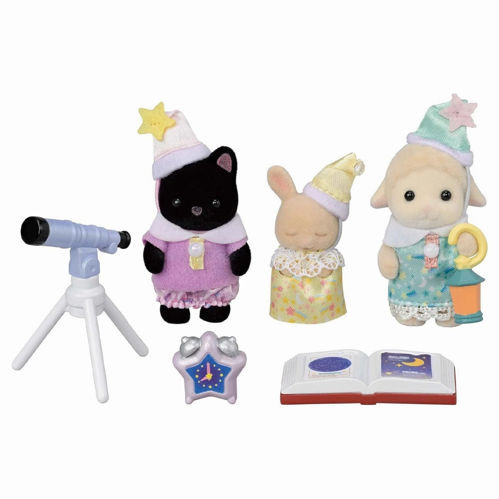 Sylvanian Families - Nursery Friends Sleepover Party Trio