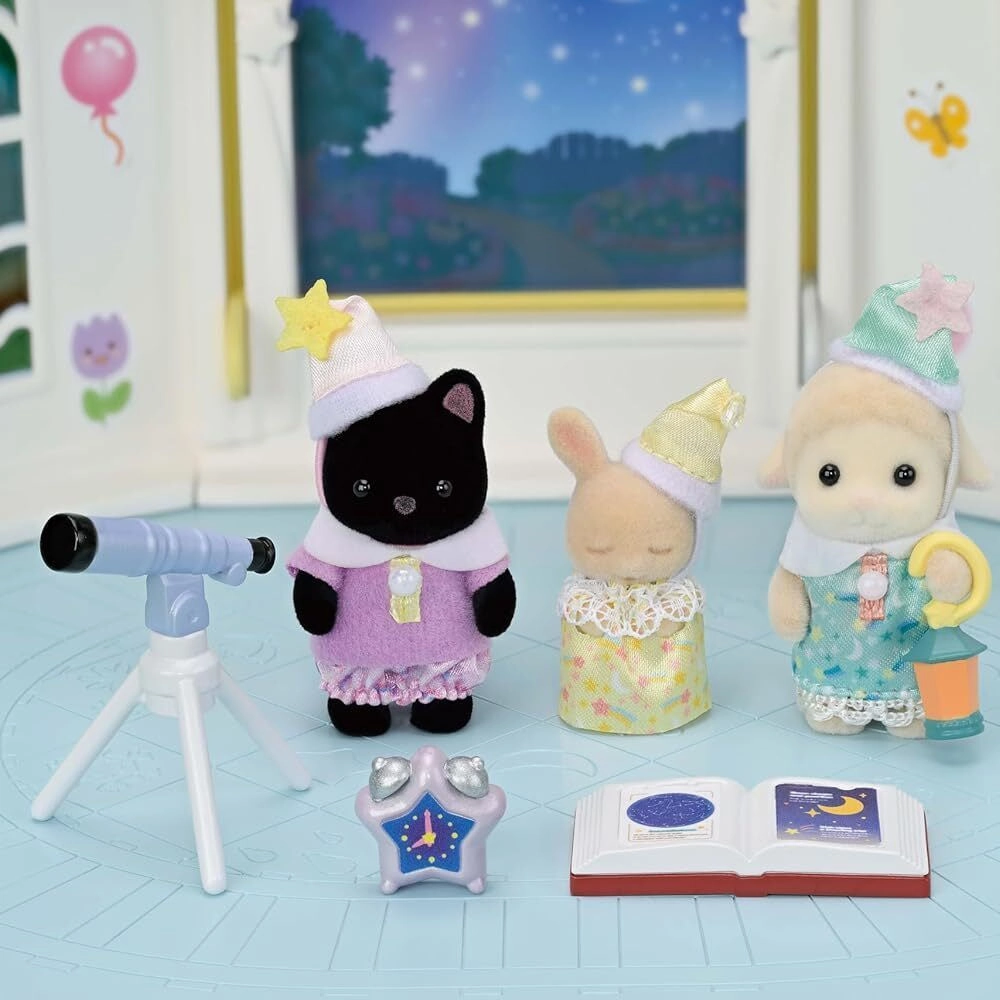 Sylvanian Families - Nursery Friends Sleepover Party Trio