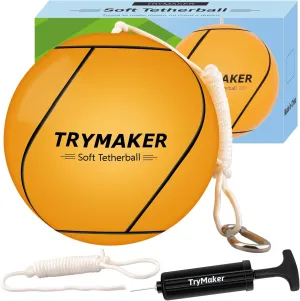 Tetherball, Tether Balls and Rope Set, Replacement Tetherball for Adults Backyard Outdoors