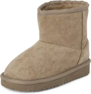 The Children's Place Baby Girls' Classic Ankle Boot, Faux Fur Lined