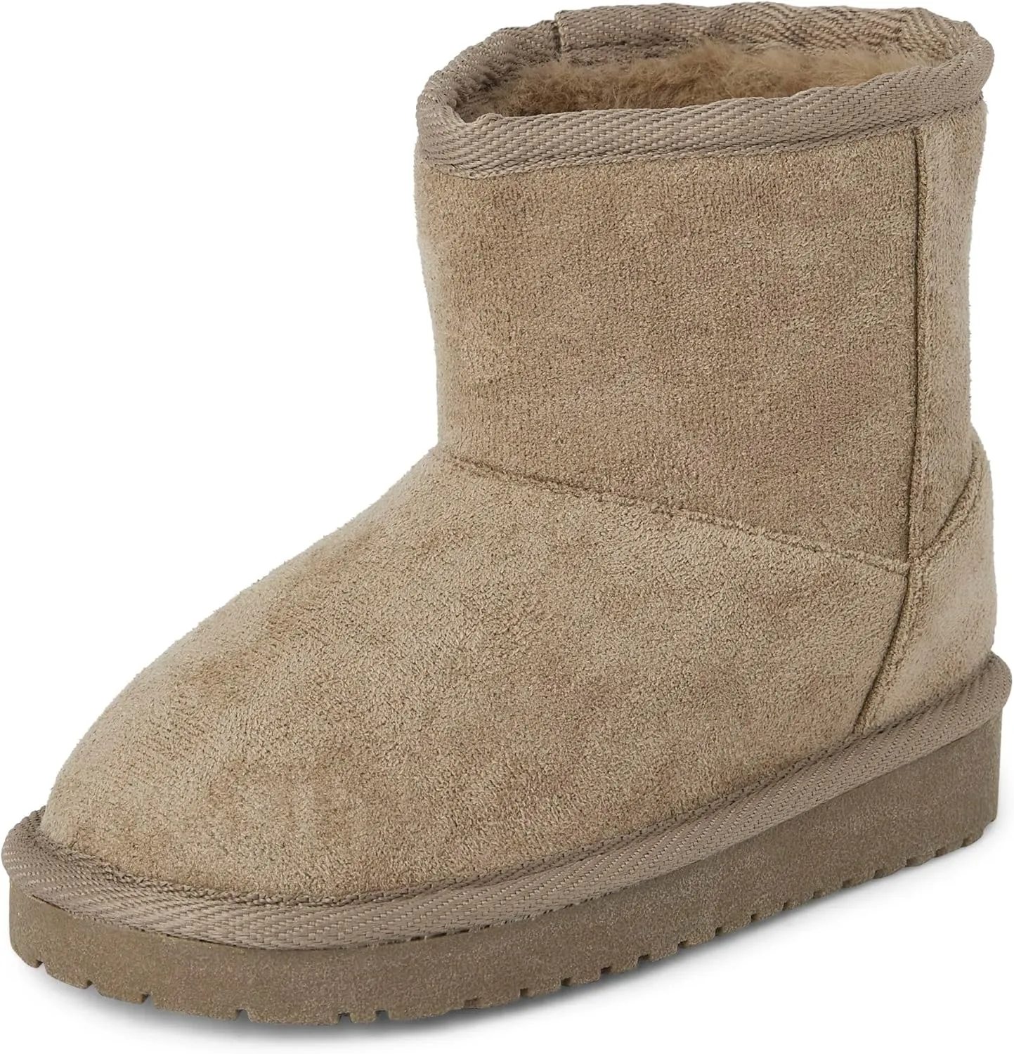The Children's Place Baby Girls' Classic Ankle Boot, Faux Fur Lined