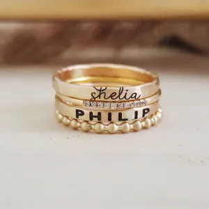 The Layla Stacking Ring Set