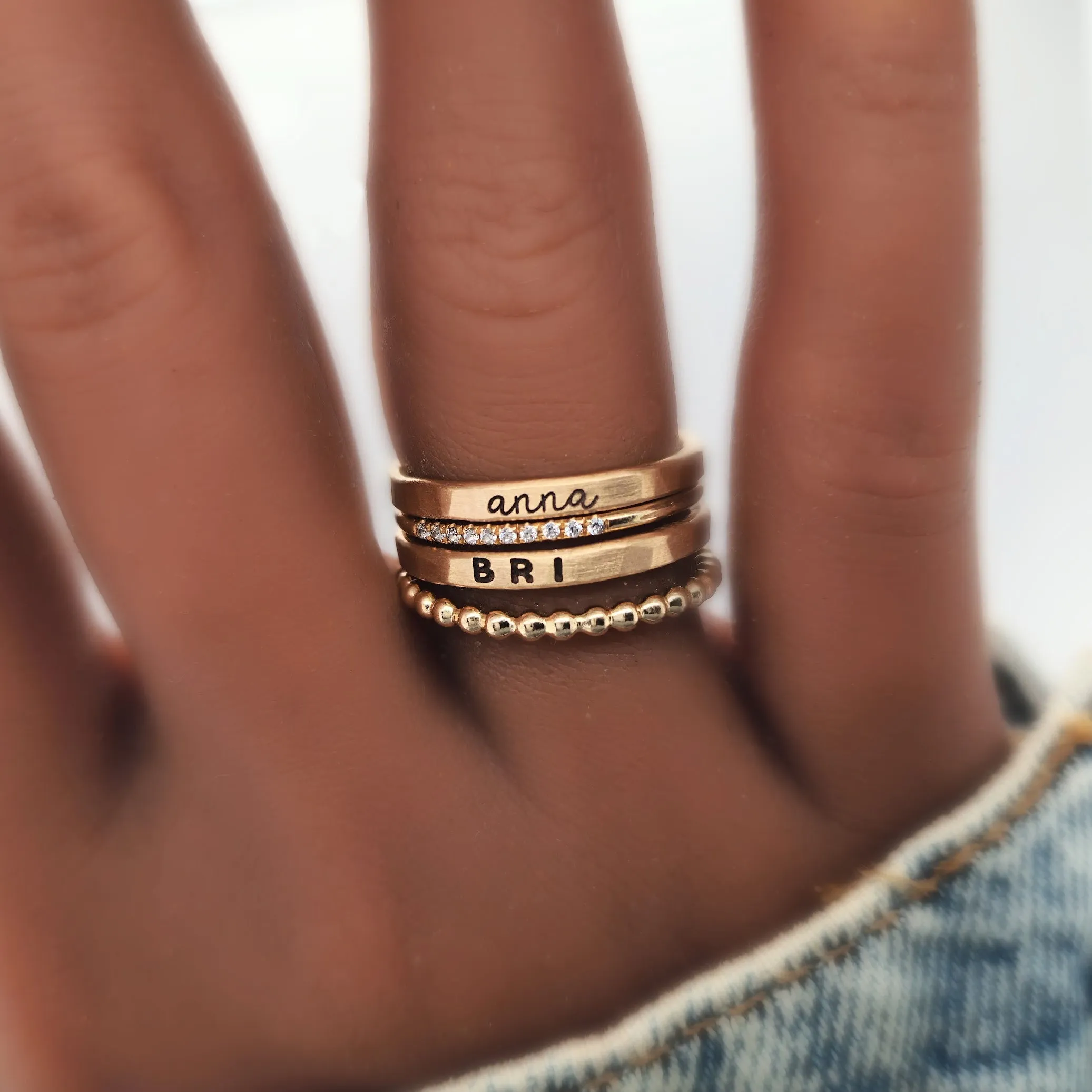 The Layla Stacking Ring Set
