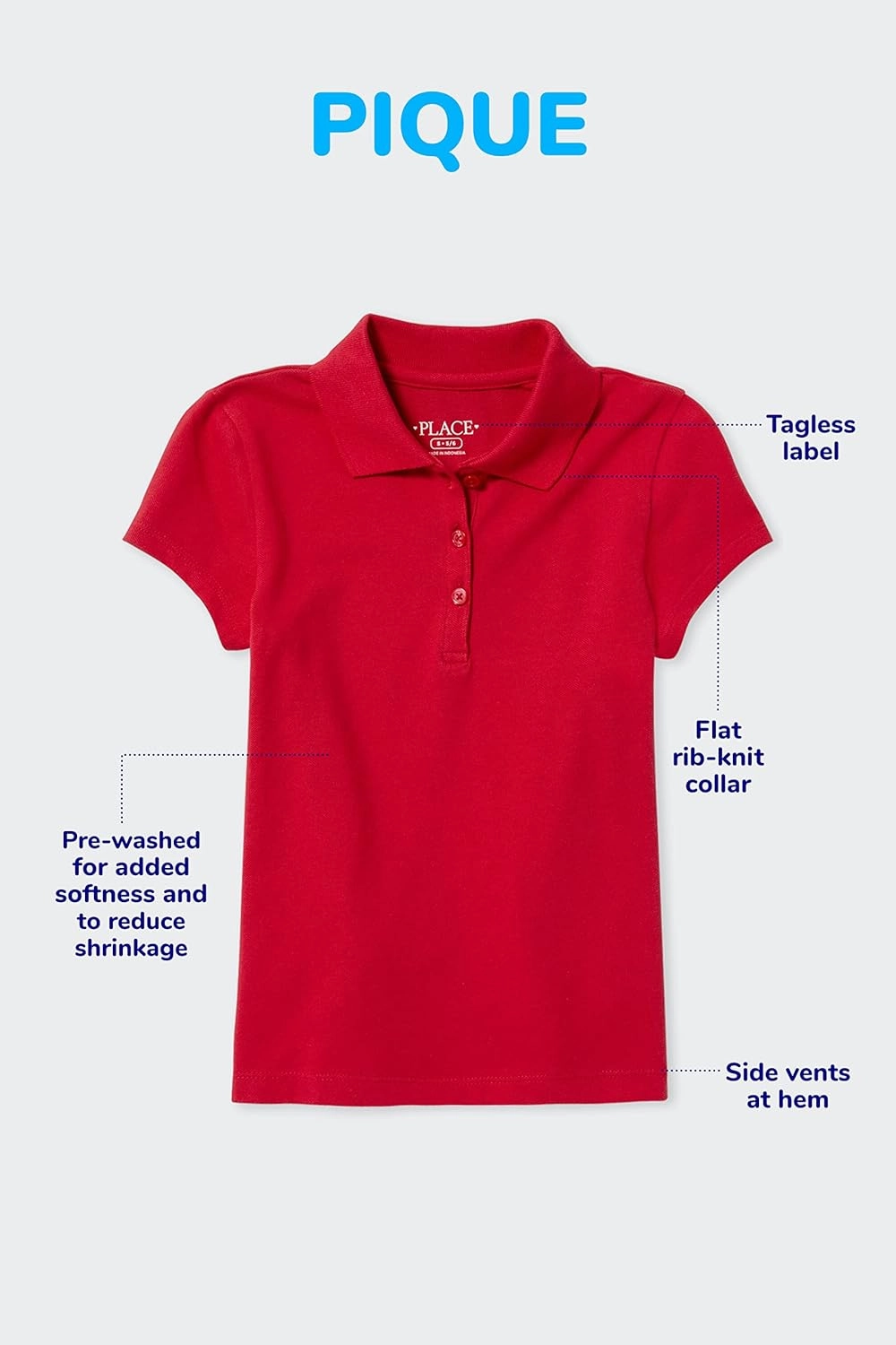 The Children's Place Baby and Toddler Boys Short Sleeve Polo Shirt
