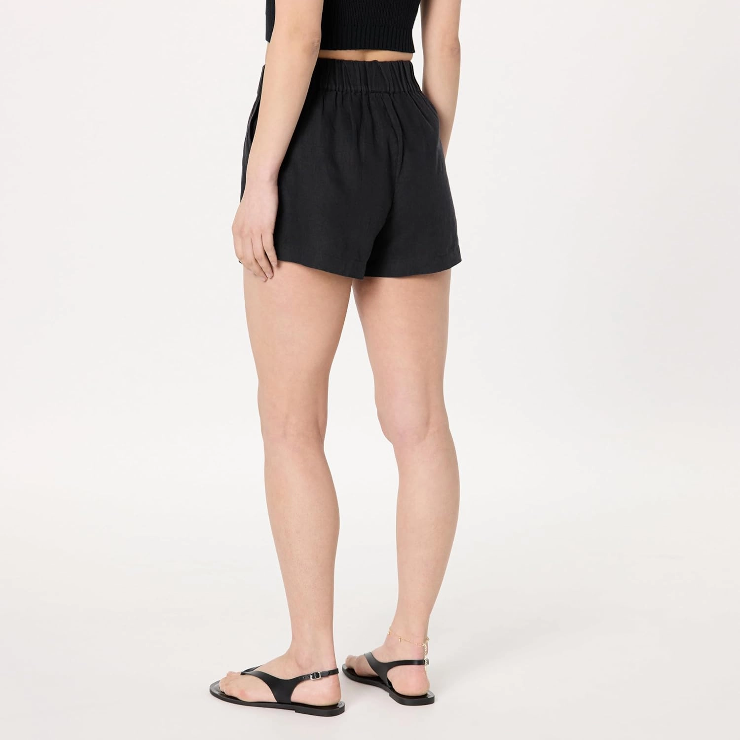 The Drop Women's Standard Essie Linen Pull on Mini Short