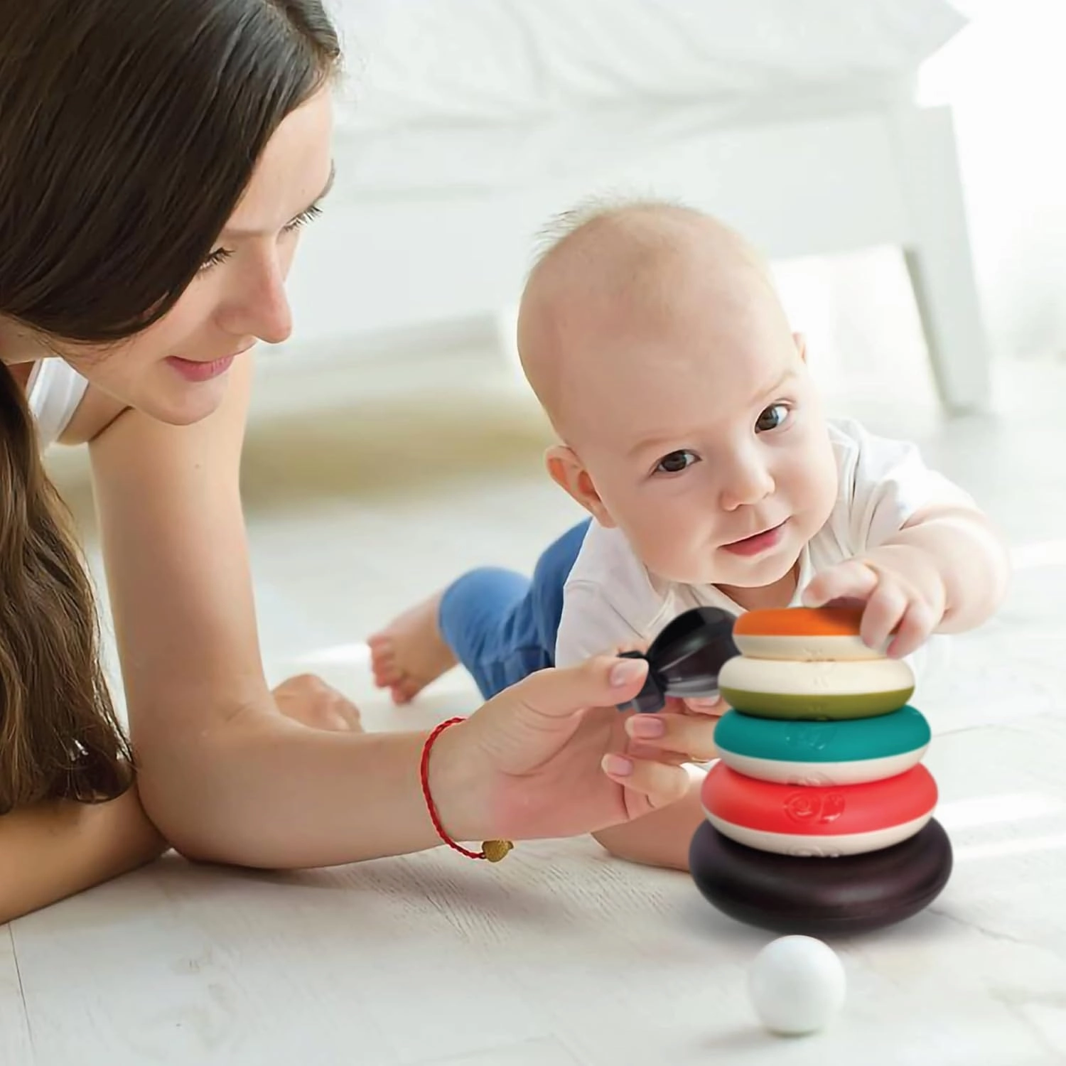 The Moon Brand Tumbler stacking rings toy
